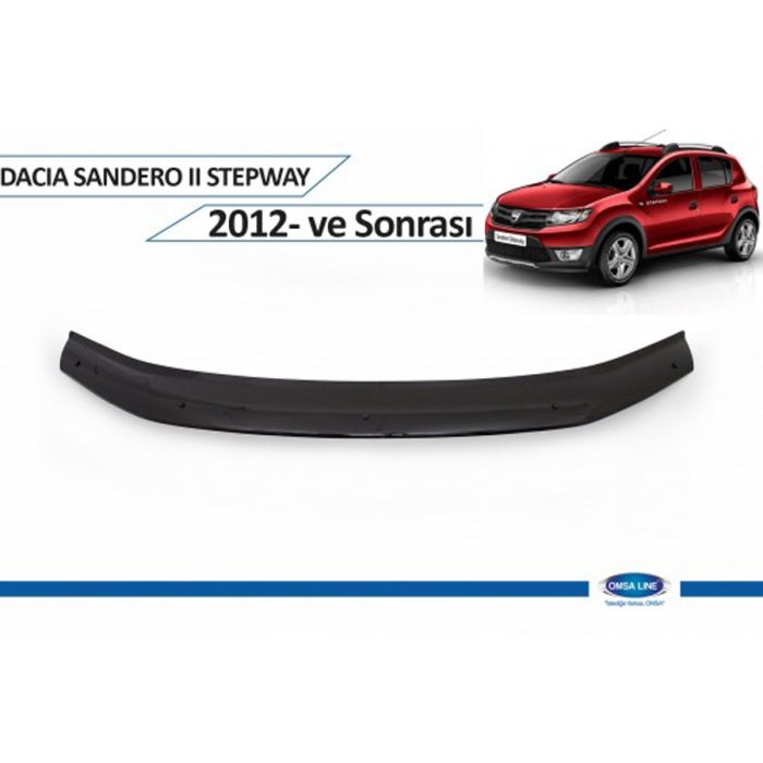 Dacia Sandero 2 Stepway 2012- Ön Kaput Koruyucu Omsa