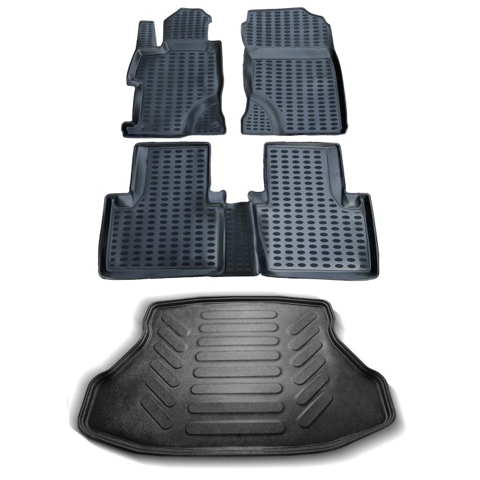 Honda Civic 2012-2015 Arası 3D Paspas ve Bagaj Havuzu Seti