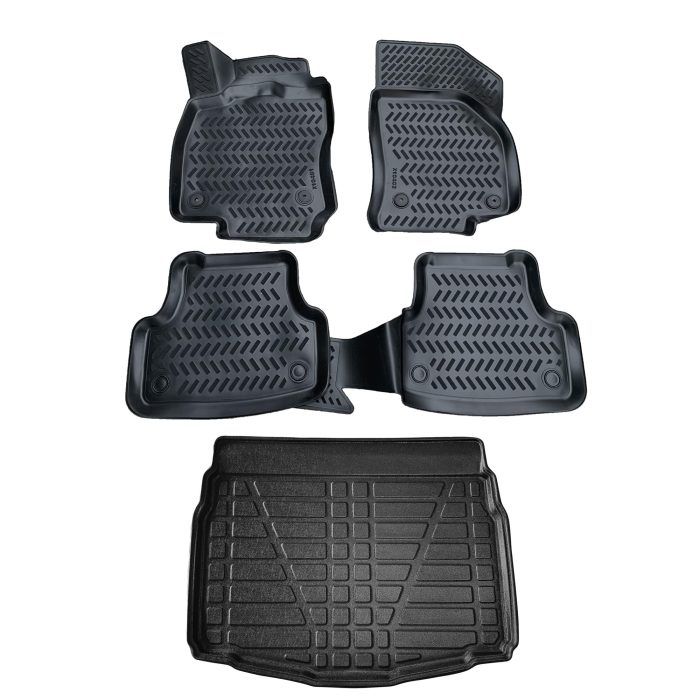 Volkswagen T-Roc 3D Paspas+Alt Bagaj Havuzu Seti