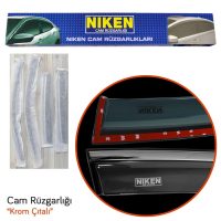 Niken Skoda Kodiaq 2017-Sonrası Kromlu Cam Rüzgarlığı 4 lü - Görsel 4