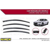 Niken Opel İnsignia 2017-2021 Kromlu Cam Rüzgarlığı 4 lü