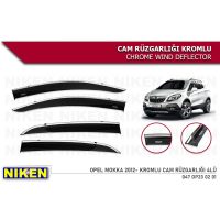 Niken Opel Mokka 2012 Sonrası Kromlu Cam Rüzgarlığı 4 lü