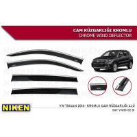 Niken Volkswagen Tiguan 2016-2021 Kromlu Cam Rüzgarlığı 4 lü