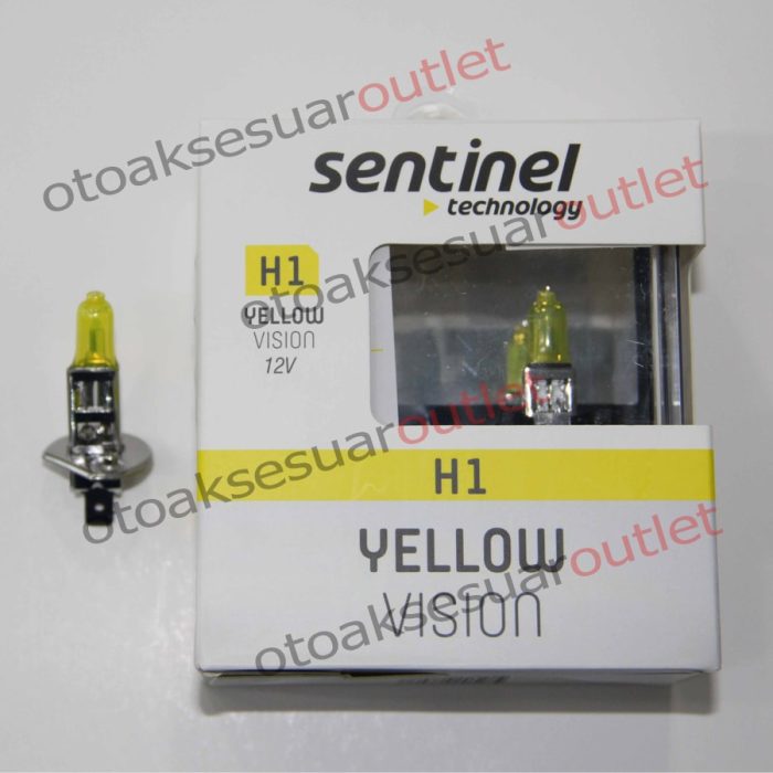 Süper Sarı Işık 12V Ampül Sentinel H1