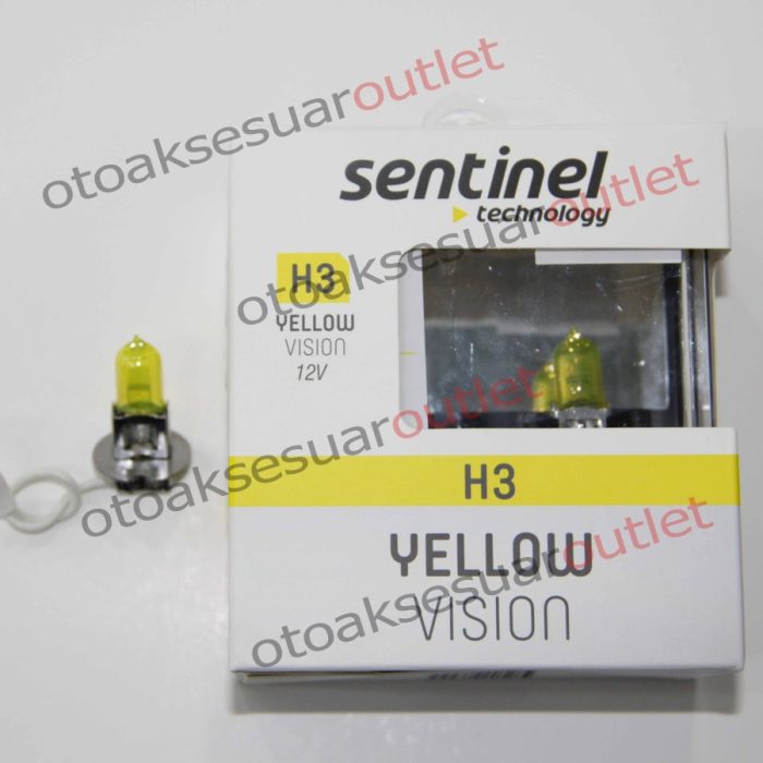 Süper Sarı Işık 12V Ampül Sentinel H3